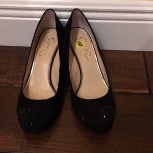 Jessica simpson black wedge